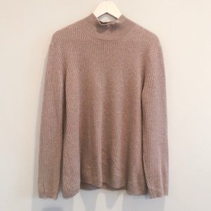 100% Cashmere Mock Neck Sweater